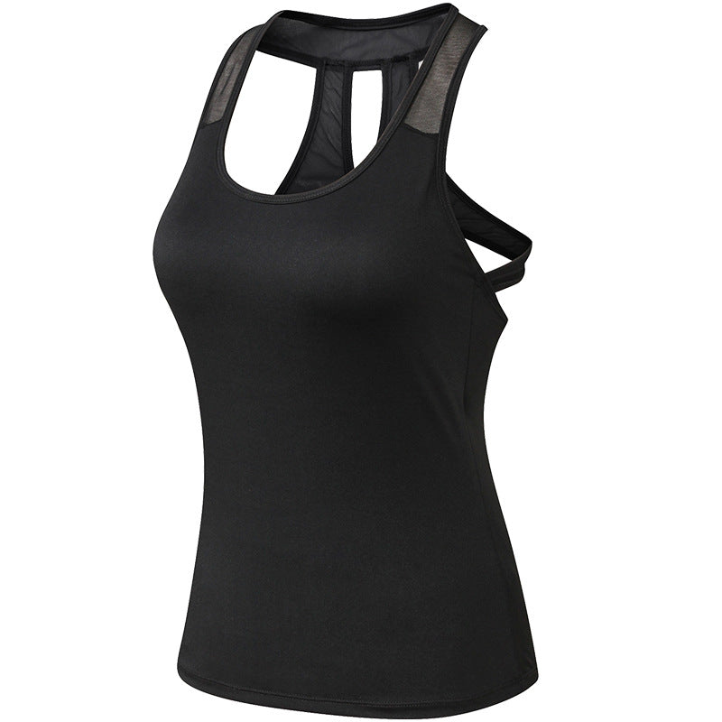 Women's Cutout Skinny Tight Sports Vest