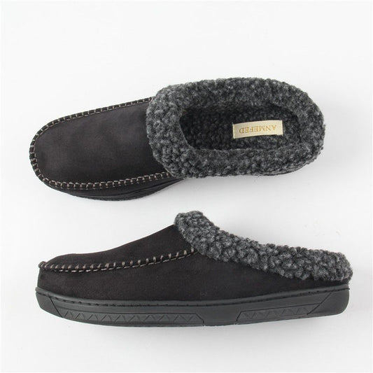 Mens Cotton Slippers For Outdoor Use Winter Home Wear