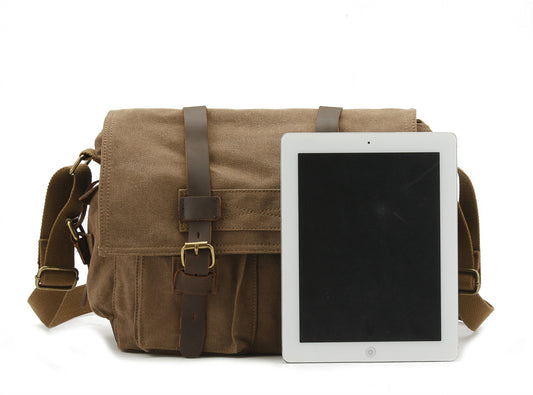 Canvas messenger bag