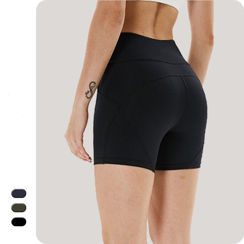 Spring and summer high waist tight shorts