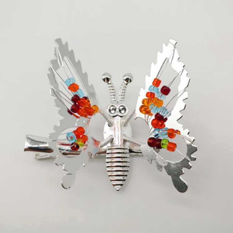 Retro 9 Moving Butterfly Women's Hairpin