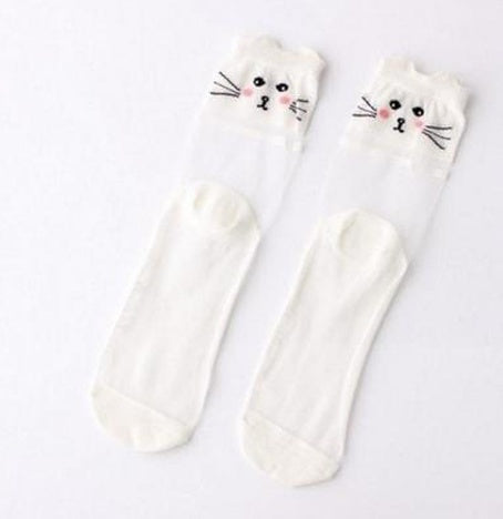 Smooth As Silk Cat Socks