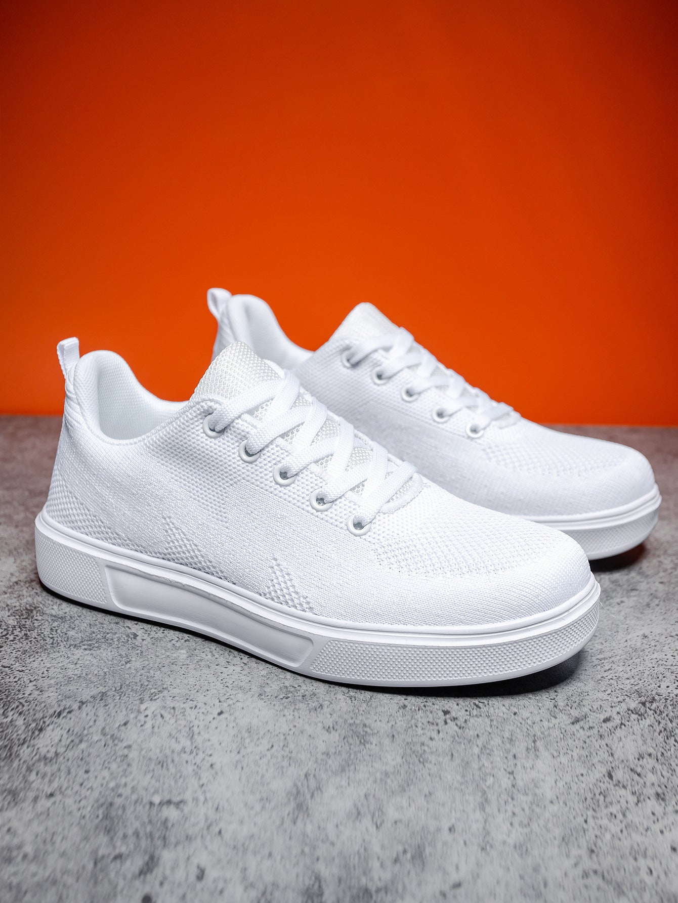 Light White Shoes Thick Bottom Sports Casual Borad Shoes