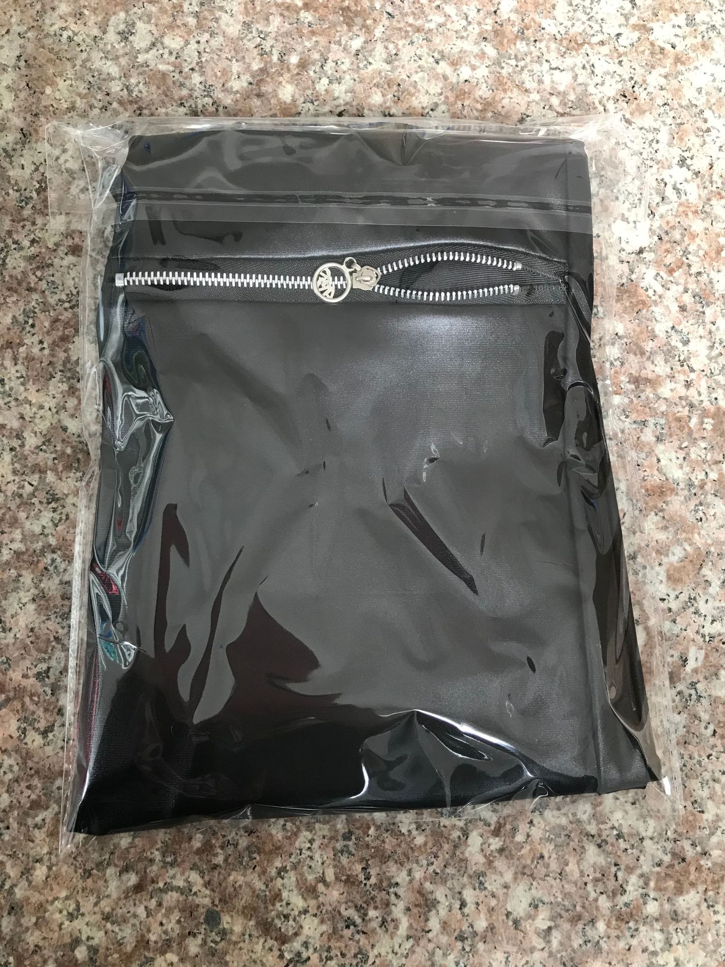 High-elastic Knee Three Zipper Leather Nine Points Leggings