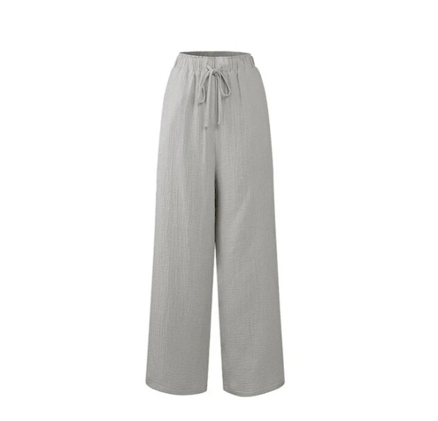 Very beautiful linen pants wide-leg pants