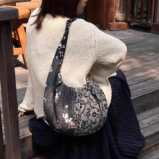 New Chinese-style Patchwork Elegant Shoulder Bag