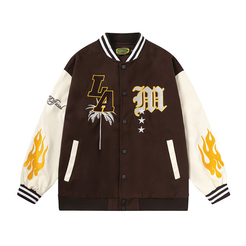Loose Men's And Women's Embroidered Baseball Uniforms