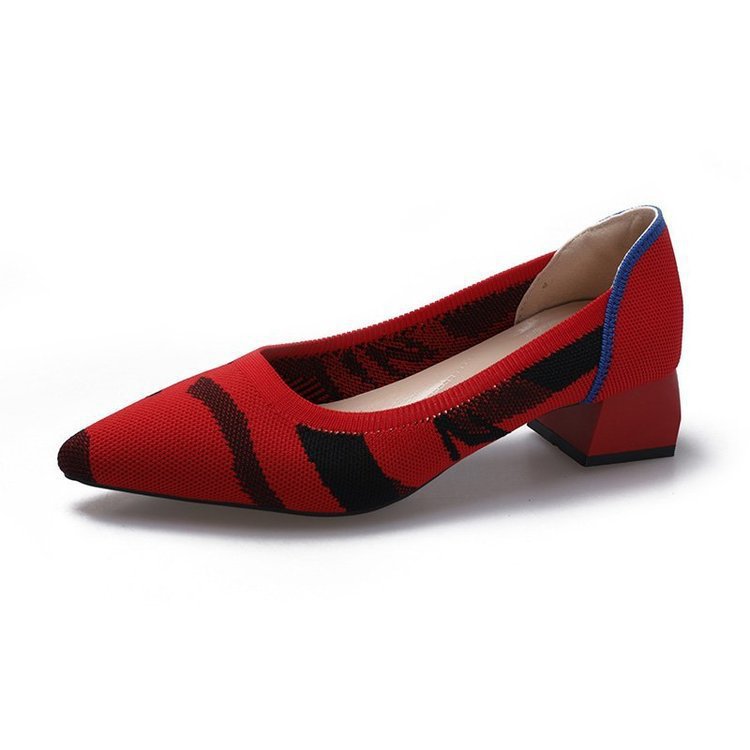 New Style Flying Woven Noodles Comfortable Peas Women's Shoes Lightweight