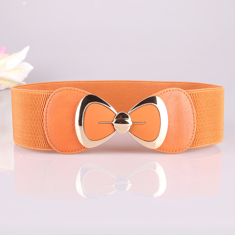 Bow tie with elastic waistband