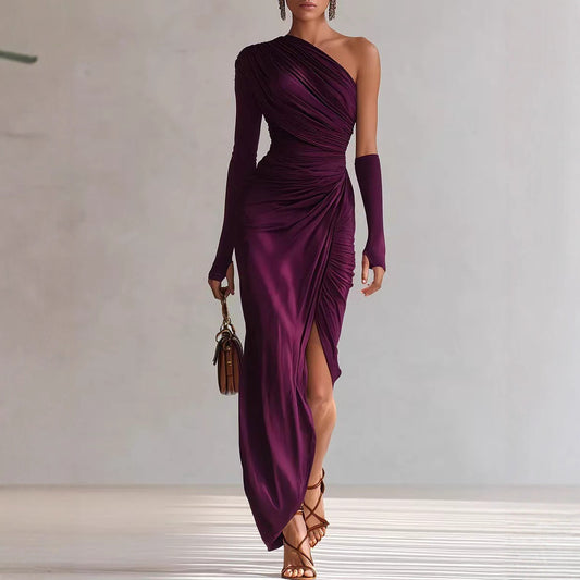 Stylish Minimalist Slim Fit Womens Dress