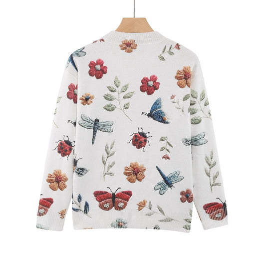 Women's Knitted Sweater Round Neck Sweater