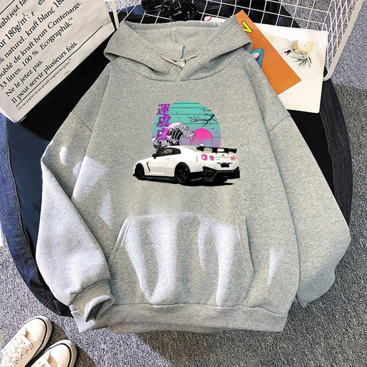 Hooded Solid Color Versatile Loose Student Hoodie Youth Casual