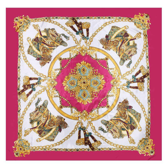 Malay Fashion Bib With Bag All-match Small Silk Scarf