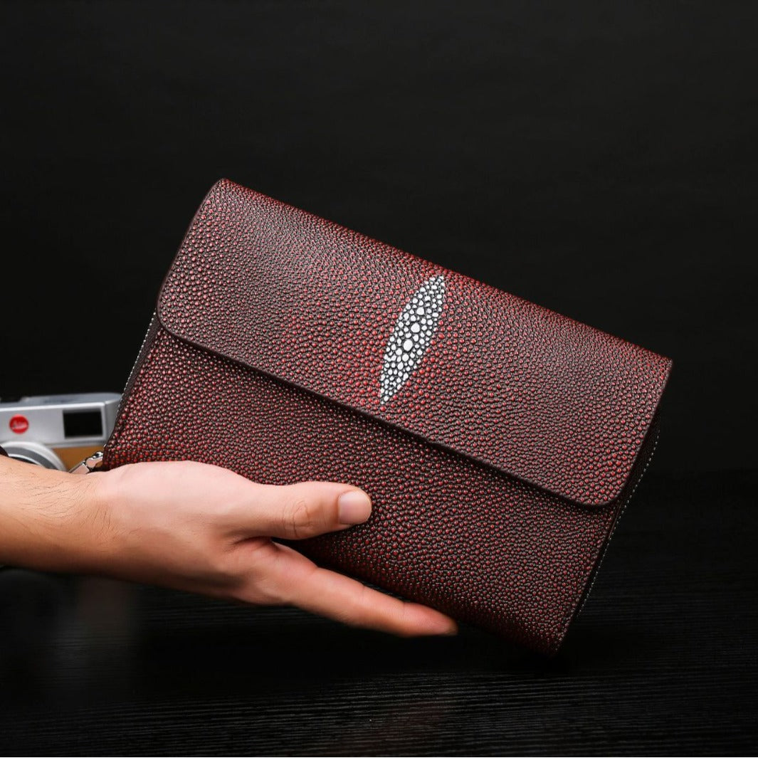 Men's Hand Carrying Double-layer Mobile Phone Bag