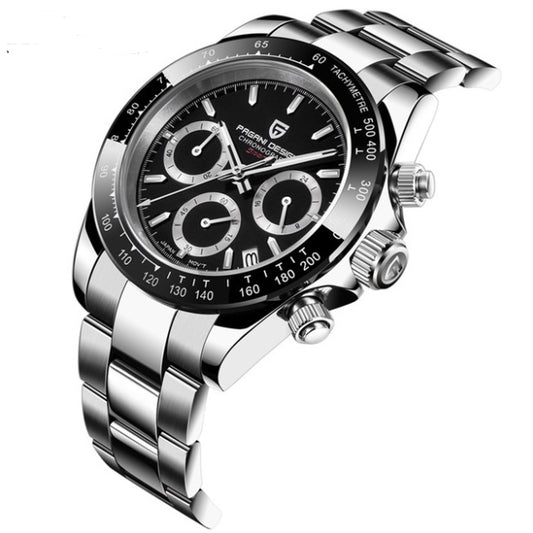 Men's Quartz Watch with Steel Band