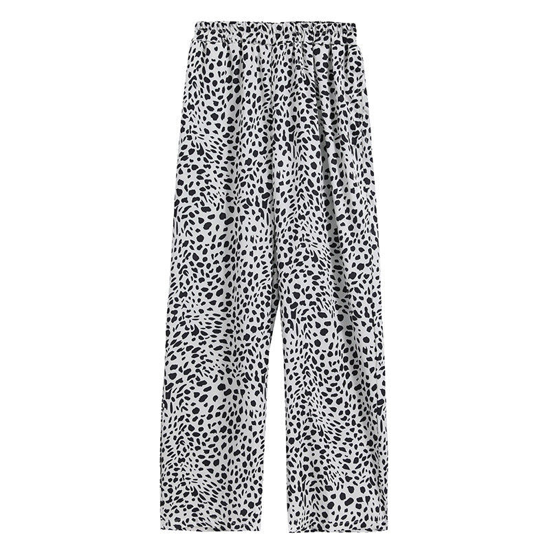 Women's Loose Leopard Print Casual Pants