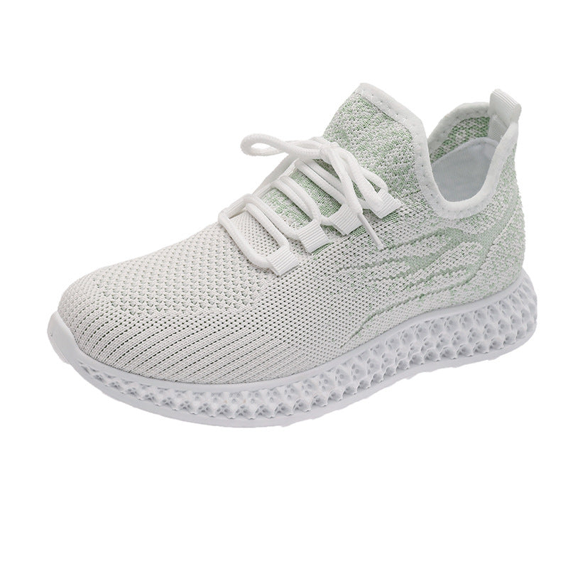 Couple Sneakers Flying Woven Mesh Shoes