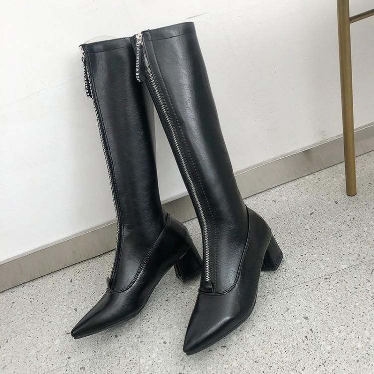 Autumn and winter boots leather boots