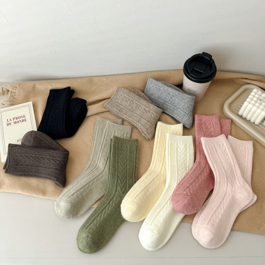 Womens Thick Insulated Mid-calf Stockings