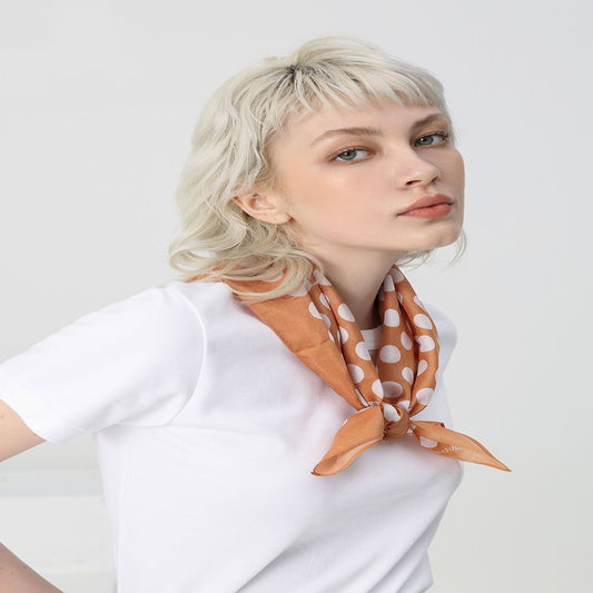 Polka dot scarf