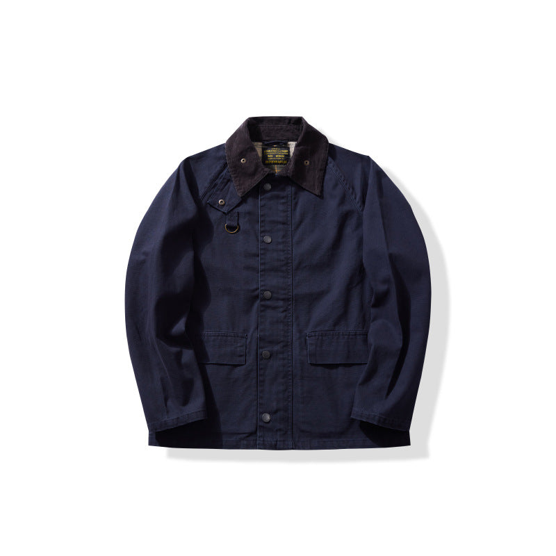 Men's Fashion Work Clothes Mid-length Fishing Jacket