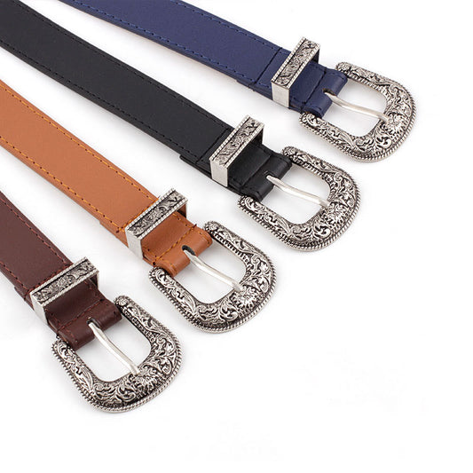 Pin buckle belt