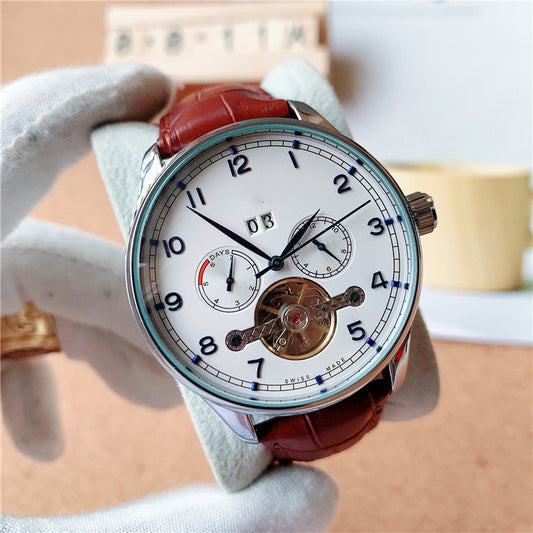 Belt mechanical men's watch