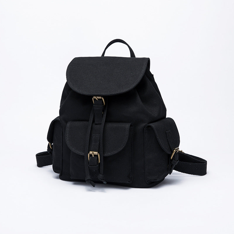 Sweet And Cute Simple Ins Strap Drawstring Backpack