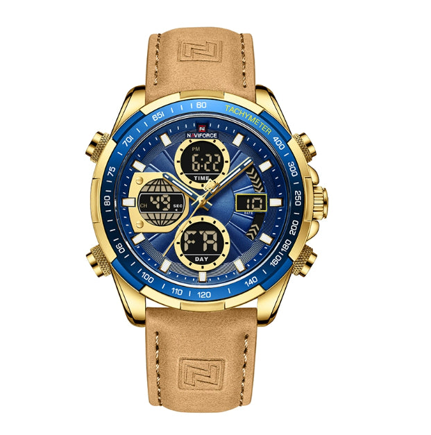Double Waterproof Luminous Multifunctional Sports Men's Watch