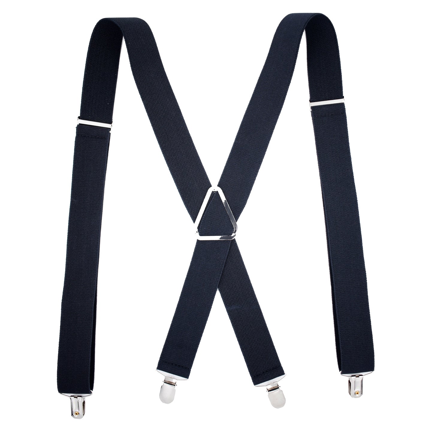 Monochrome Elastic Adult Strap With Iron Triangle Pitting