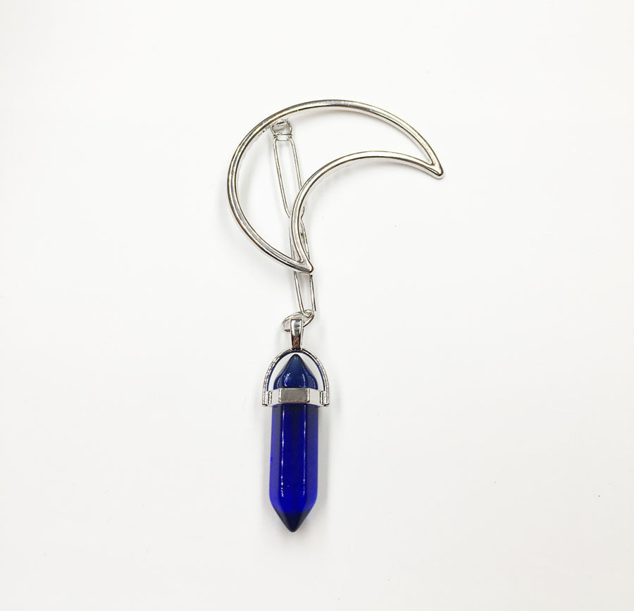 Moon hexagonal hairpin