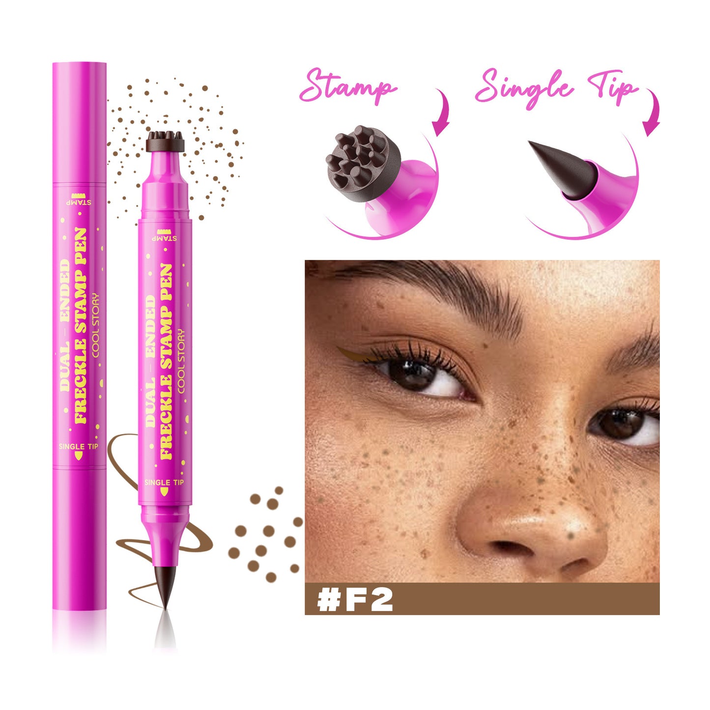 New 3-in-1 Dual-head Stamp Spot-removal Pen