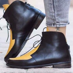 Martin boots low heel women's boots