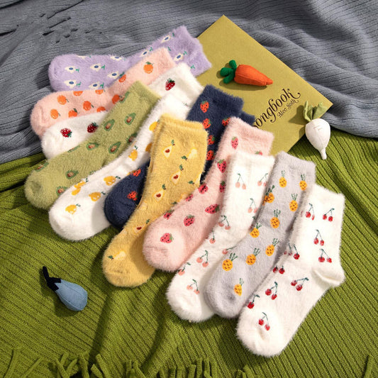 Thicken Home Casual Sleeping Cute Socks
