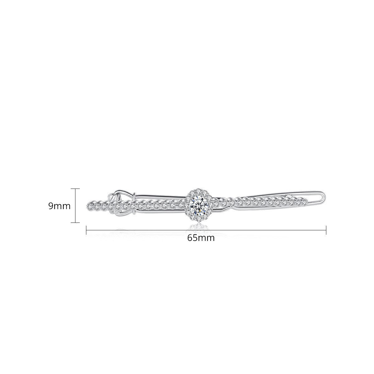 Simple temperament female hairpin