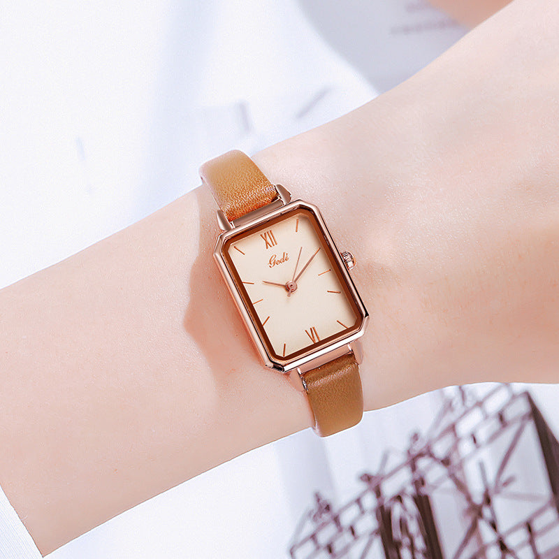 GEDI vintage square quartz watch