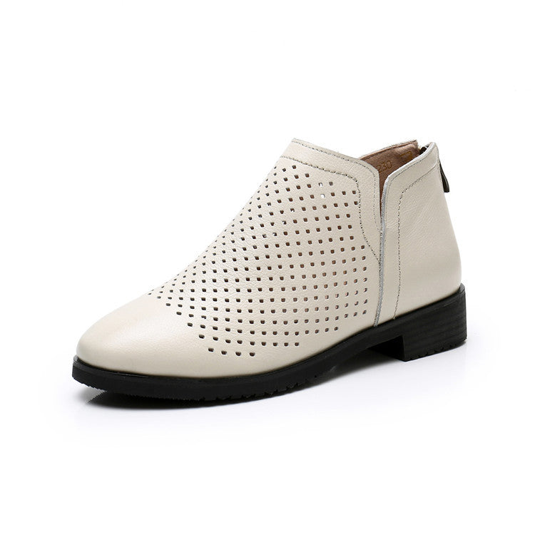 Leather Cattle Tendon Soft Sole Breathable Boot