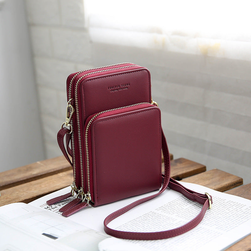 Multi-Layer Large Screen Mobile Phone Bag