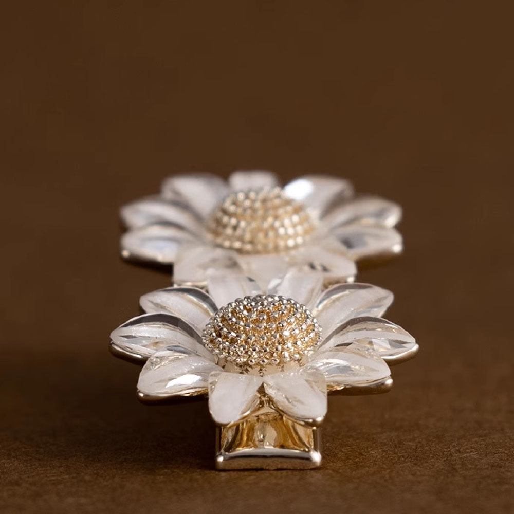 Chrysanthemum Flower Small Broken Hair Duckbill Side Hairpin
