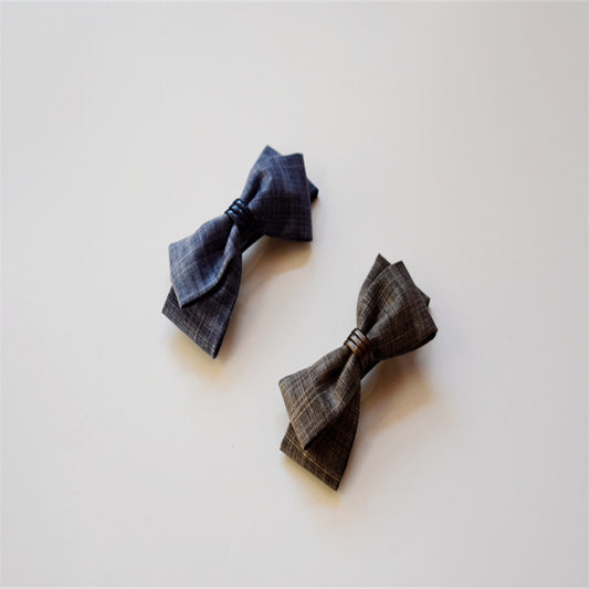 Bowknot hairpin edge clip ponytail clip top clip liu seaside clip