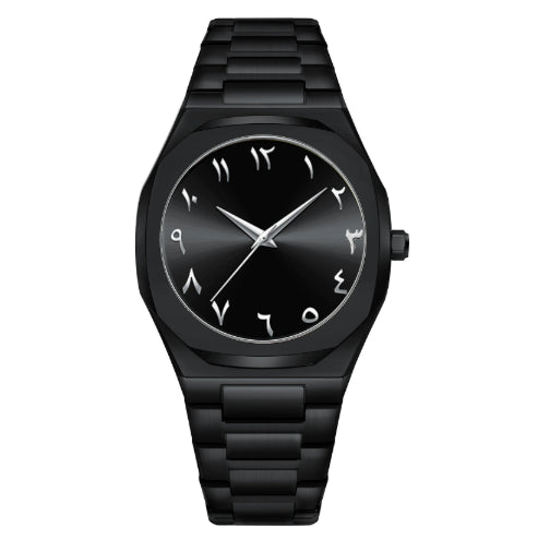 High-grade Alloy Arabic Dial Men's Waterproof Watch