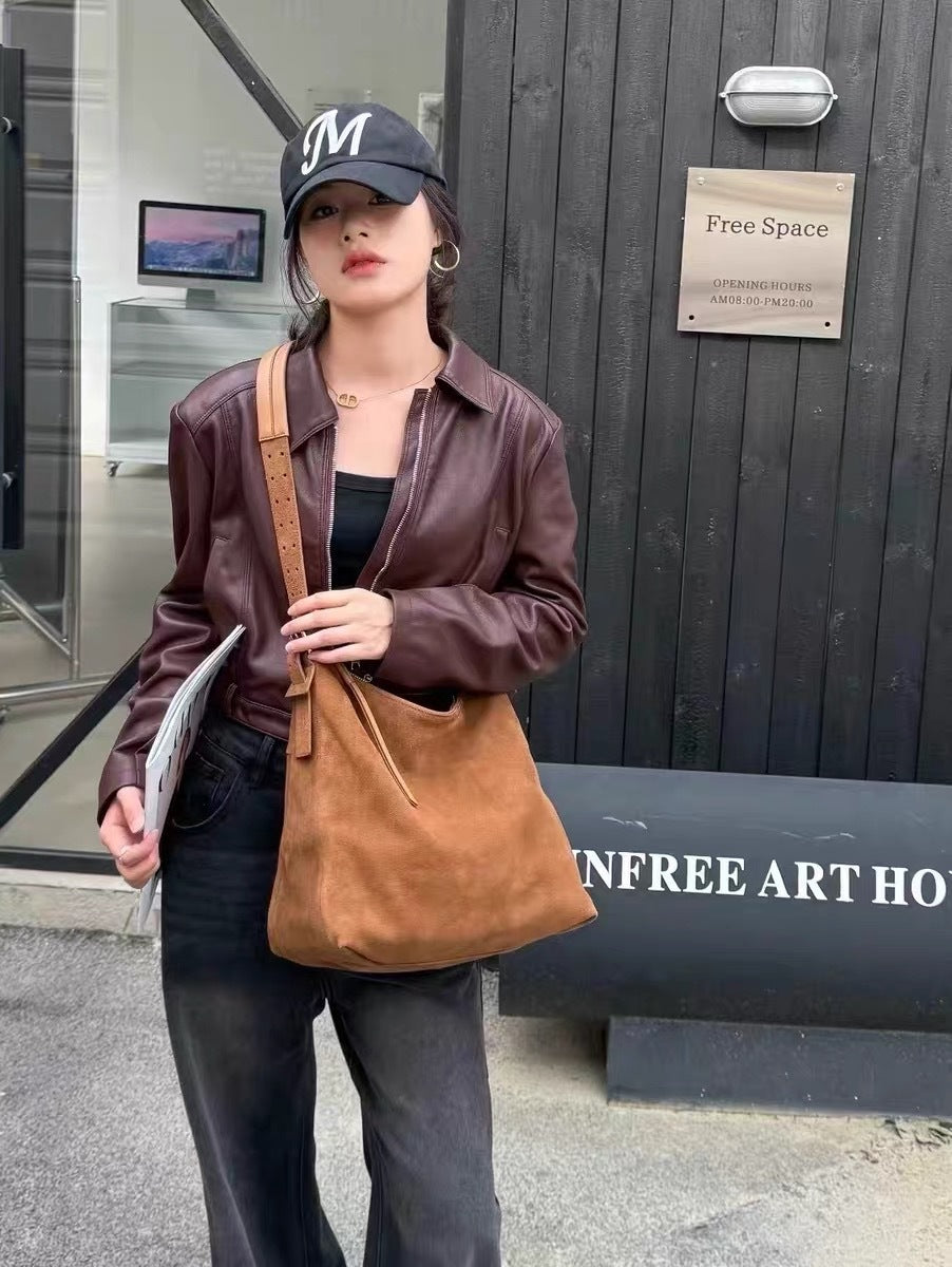 Womens Stylish High-Capacity Commuter Shoulder Bag