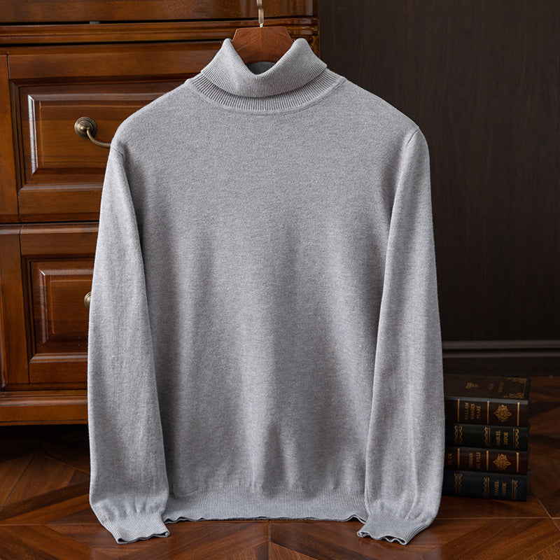 Men's Autumn And Winter Turtleneck Sweater Keep Warm Inner Match