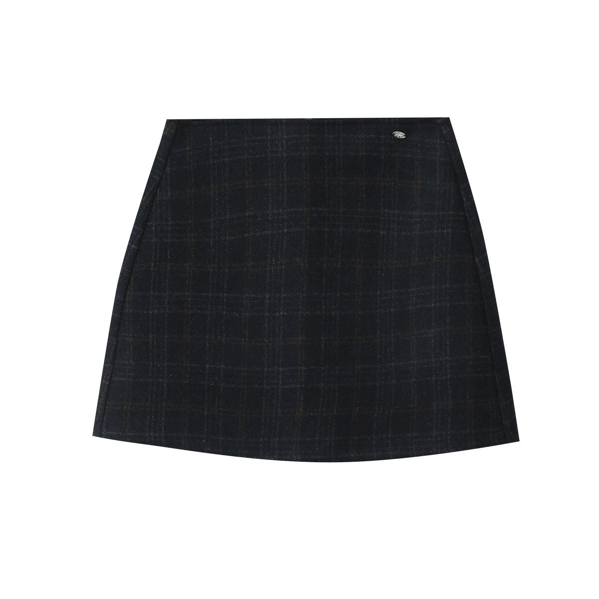 Korean Retro Plaid Women's Autumn High-waist Design Skirt