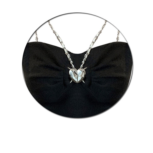 Chain Heart Sling Summer Sweet Spice Girl Vest