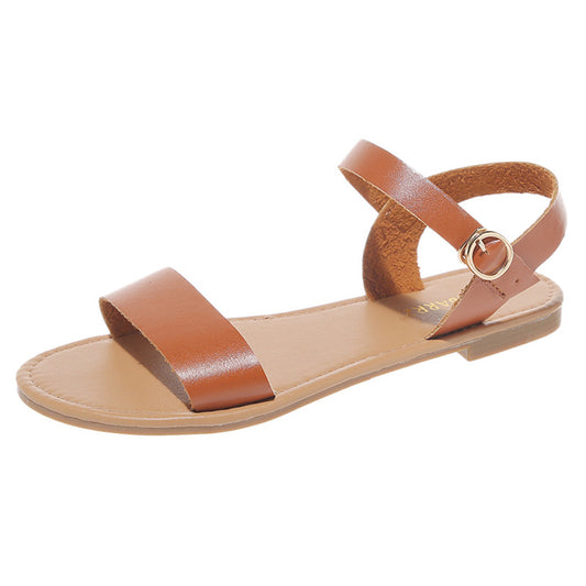 Summer omen shoes Peep Toe flat sandals