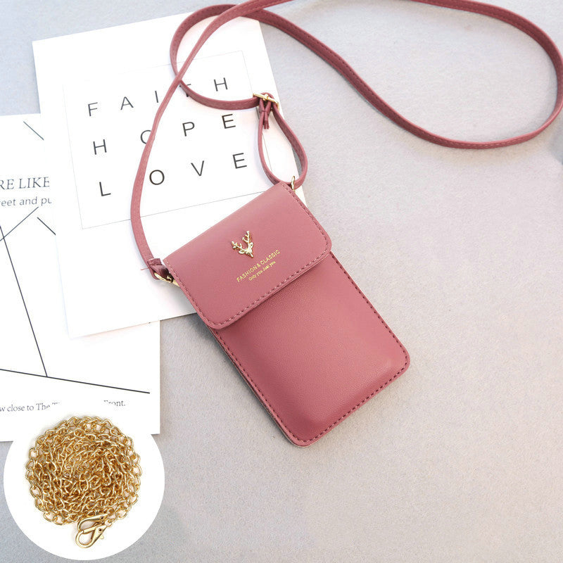Ladies Large Screen Touch Screen Mobile Phone Bag