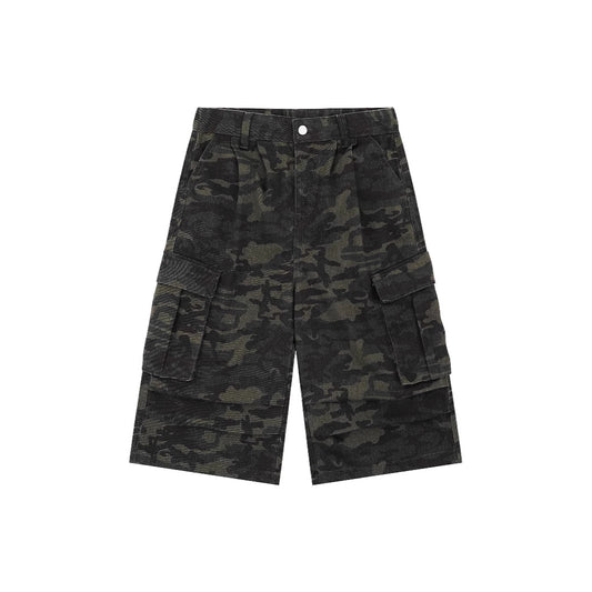 Women's Camouflage Wide-leg Jeans