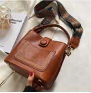 One-shoulder Crossbody Special-interest Design Portable Bucket Bag