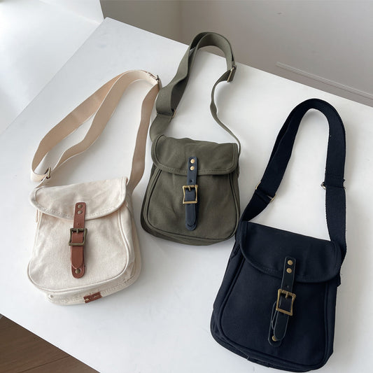 Artistic National Style New Student Cross-body Retro Casual Canvas Bag